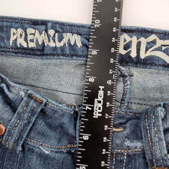 Ten25 Junior's Embroidered Button Pocket Slim Leg Jeans Size 5/6 - Picture 15 of 16